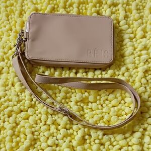 BEIS Beige Travel Wristlet Wallet